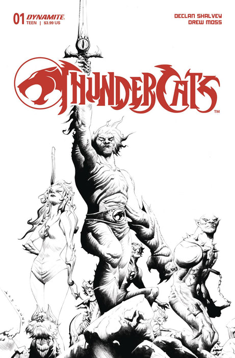 THUNDERCATS #1 CVR T 25 COPY INCV LEE LINE ART