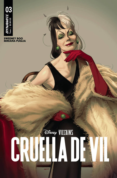 DISNEY VILLAINS CRUELLA DE VIL #3 CVR B SWAY