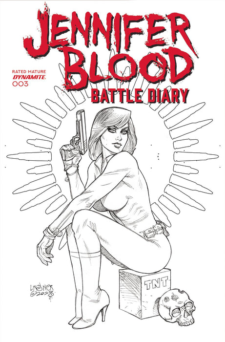 JENNIFER BLOOD BATTLE DIARY #3 CVR D 10 COPY INCV LINSNER LINE ART