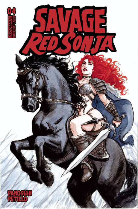 SAVAGE RED SONJA #4 CVR C MARINI