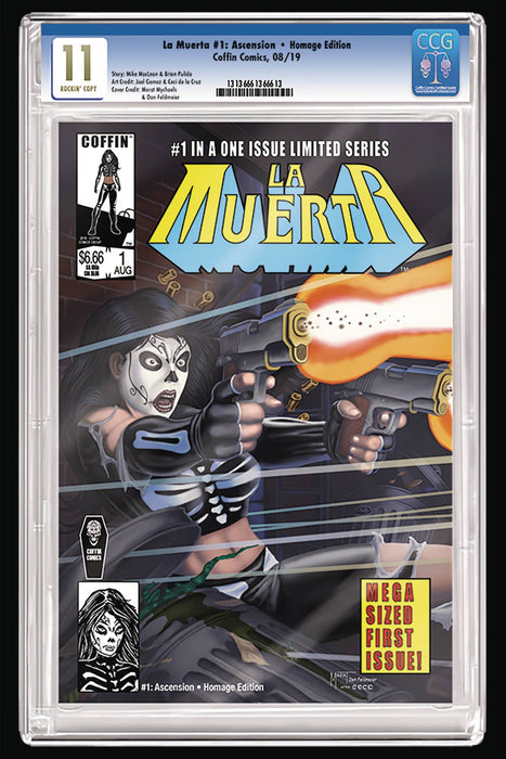 LA MUERTA DEVIOUS #1 CVR D MYCHAELS HOMAGE SLABBED ED (Signed by Brian Pulido)