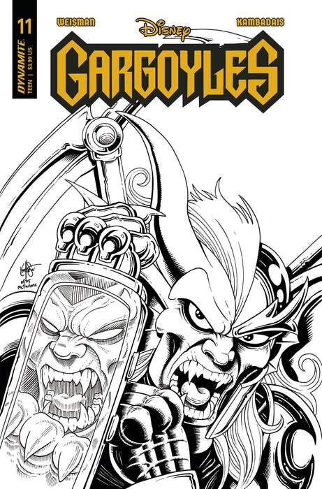 GARGOYLES #11 CVR Q 7 COPY FOC KEN HAESER LINE ART