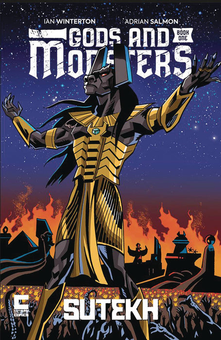 of gods and monsters book GODS AND MONSTERS BOOK ONE CVR B ADRIAN SALMON SUTEKH — Impulse Creations Comics & Collectibles