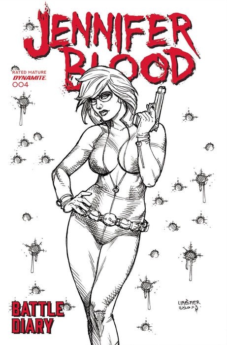 JENNIFER BLOOD BATTLE DIARY #4 CVR D 10 COPY INCV LINSNER LINE ART