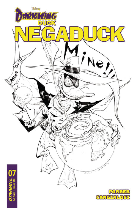 NEGADUCK #7 CVR F 10 COPY INCV LEE LINE ART