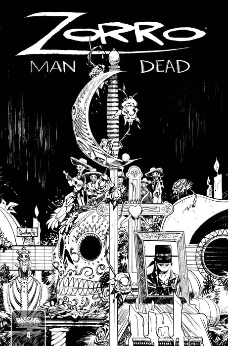 ZORRO MAN OF THE DEAD #4 (OF 4) CVR B BENITEZ