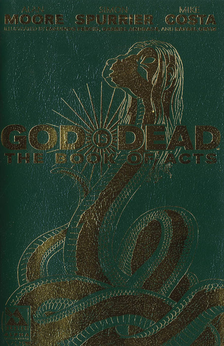 GOD IS DEAD BOOK OF ACTS ALPHA GLYCON EMERALD LEATHER VAR