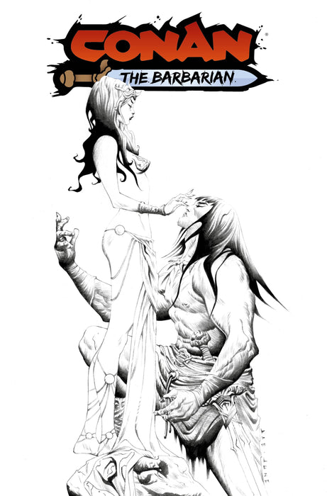 CONAN BARBARIAN #6 2ND PRINTING LEE B&W INK