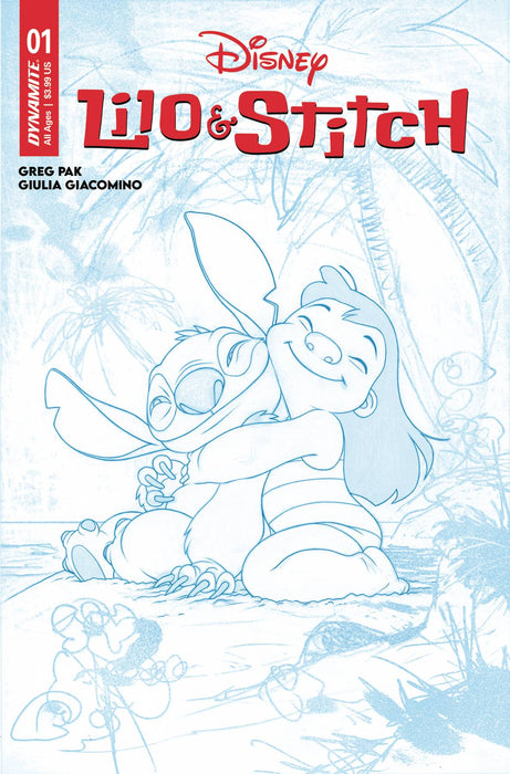 LILO & STITCH #1 CVR Q 10 COPY FOC INCV MIDDLETON SKETCH