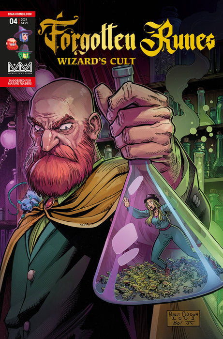 FORGOTTEN RUNES WIZARDS CULT #4 (OF 10) CVR A BROWN