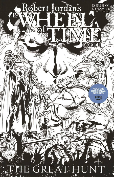 WHEEL OF TIME GREAT HUNT #1 RUBI LINE ART DE EXC VAR