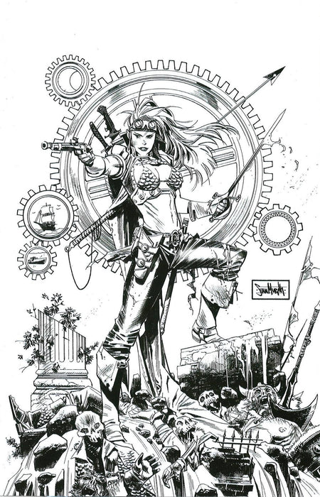 LEGENDERRY RED SONJA ONE SHOT MURPHY LINE ART VIRGIN DE EXC