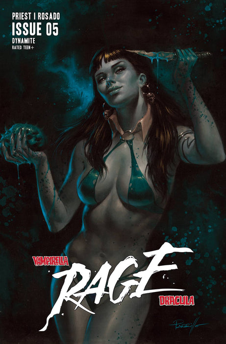 VAMPIRELLA DRACULA RAGE #5 CVR K FOC PARRILLO ULTRAVIOLET