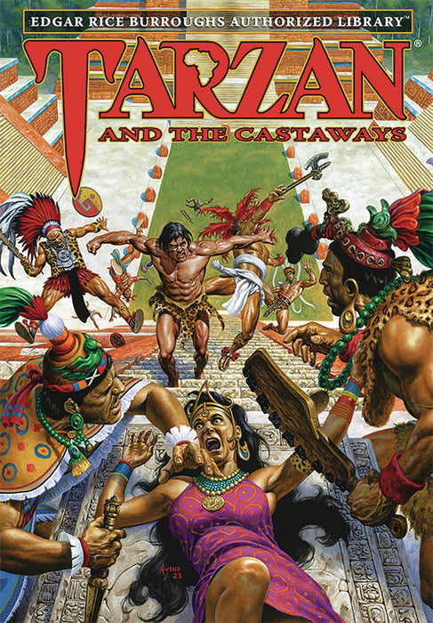 ERB AUTH LIB TARZAN HC VOL 24 TARZAN AND THE CASTAWAYS