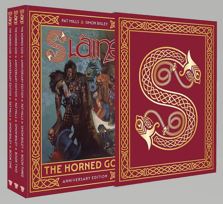 SLAINE HORNED GOD ANNV ED PX SLIPCASE HC ED