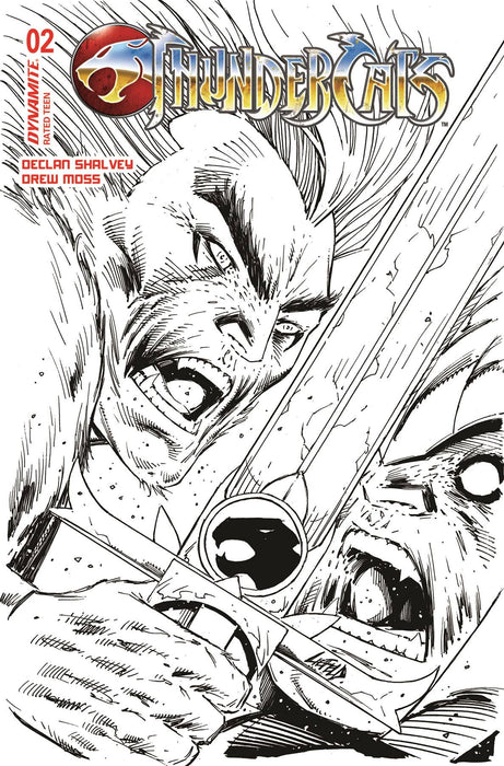 THUNDERCATS #2 CVR ZB 10 COPY FOC INCV ROB LIEFELD B&W