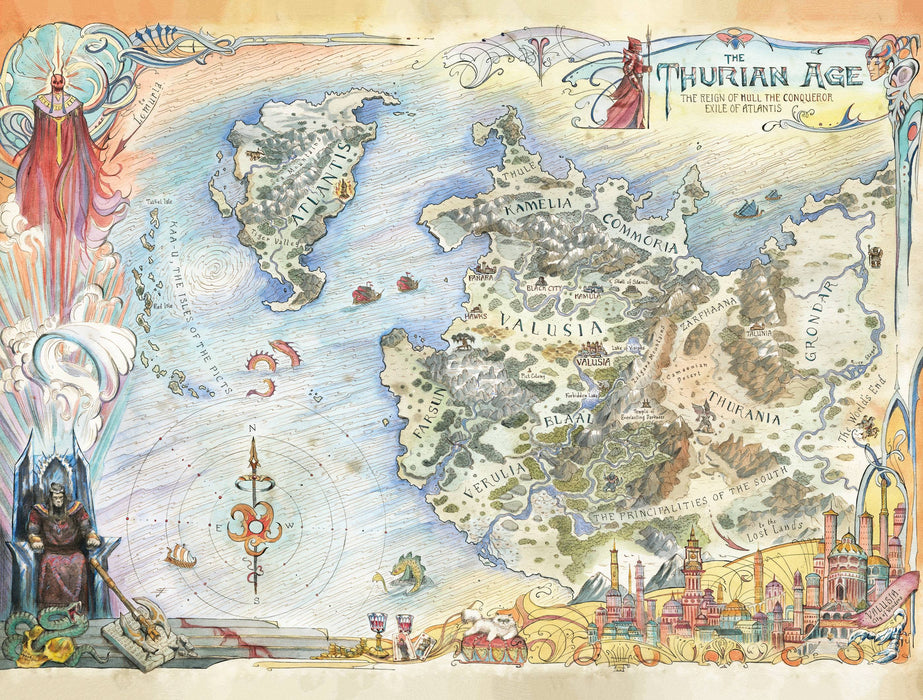 CONAN BARBARIAN #9 FOC WRAP THURIAN AGE MAP CARD STOCK