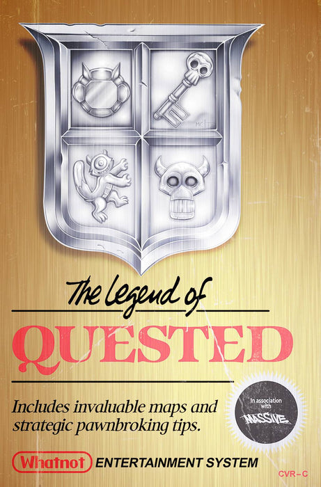 QUESTED #1 VIDEO GAME HOMAGE METAL VAR LMT 100