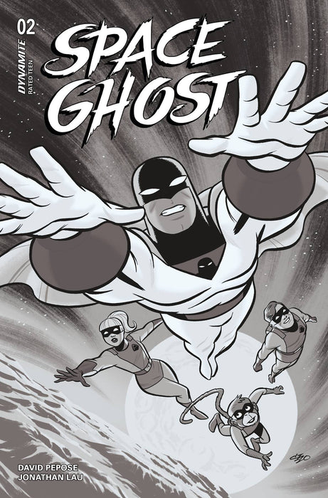 SPACE GHOST #2 CVR O 20 COPY INCV CHO B&W