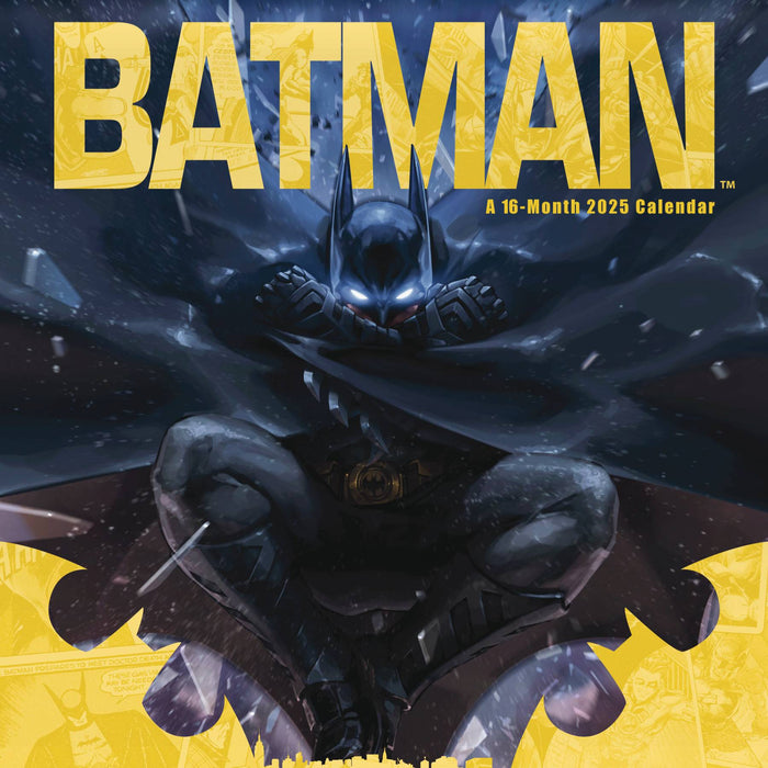 BATMAN 16 MONTH 2025 WALL CALENDAR