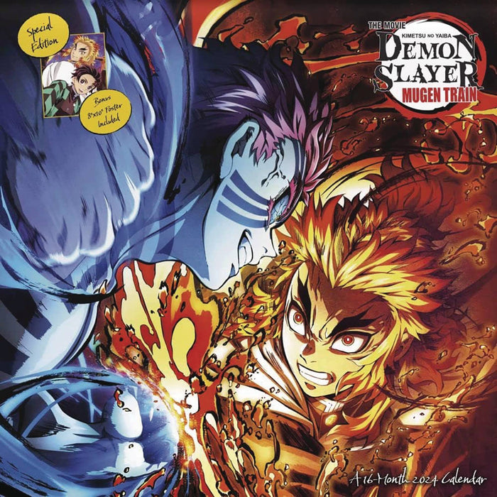 DEMON SLAYER KIMETSU NO YAIBA 2025 WALL CALENDAR