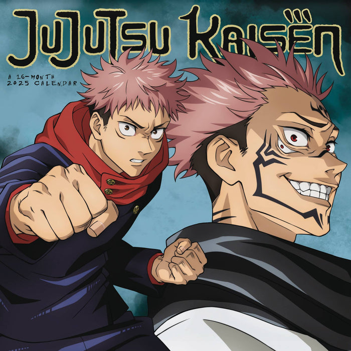 JUJUTSU KAISEN 16 MONTH 2025 WALL CALENDAR