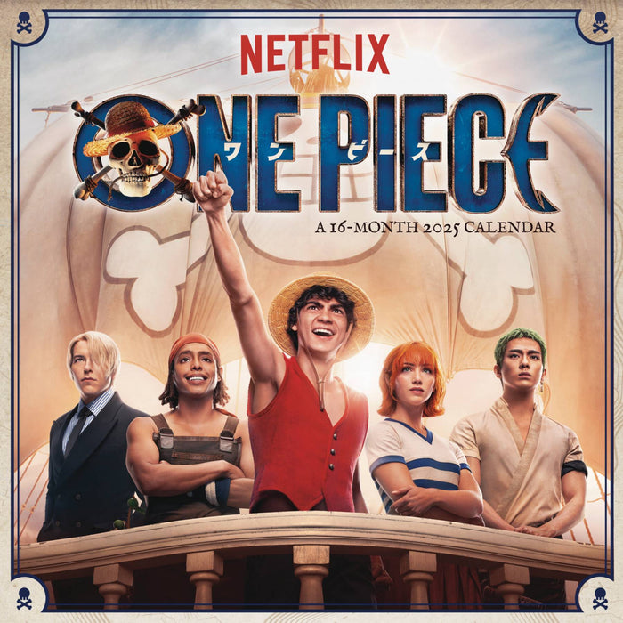 ONE PIECE LIVE ACTION 2025 16 MONTH WALL CALENDAR