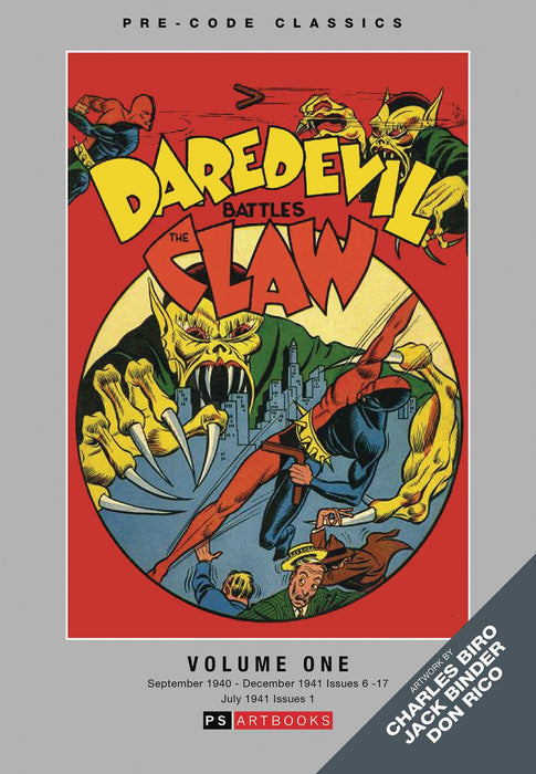 PRE CODE CLASSICS DAREDEVIL COMICS HC VOL 01