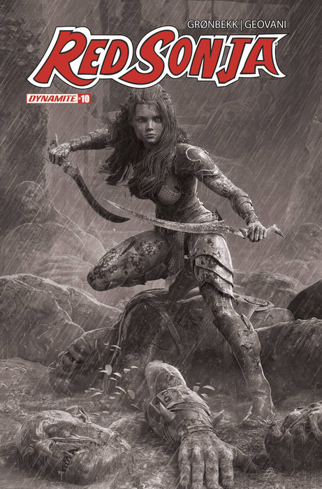 RED SONJA 2023 #10 CVR O 10 COPY FOC INCV BARENDS B&W