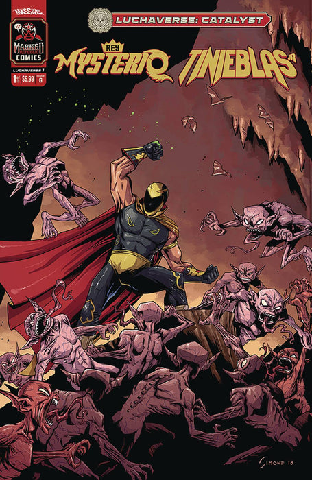 LUCHAVERSE CATALYST #1 (OF 3) CVR G 10 COPY INCV SIMONE