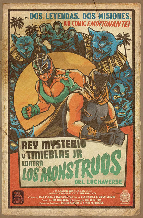 LUCHAVERSE CATALYST #1 (OF 3) CVR H 25 COPY INCV POSTER HOMAGE