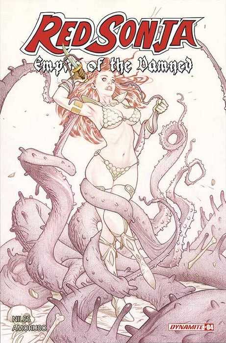 RED SONJA EMPIRE DAMNED #4 CVR I 20 COPY INCV MIDDLETON LINE ART