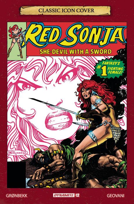 RED SONJA 2023 #12 CVR G 10 COPY INCV BRUNNER ICON