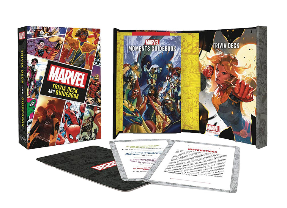 MARVEL TRIVIA DECK & GUIDEBOOK