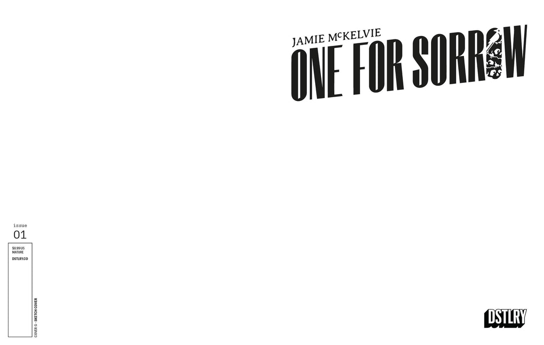 ONE FOR SORROW #1 CVR G BLANK SKETCH VAR