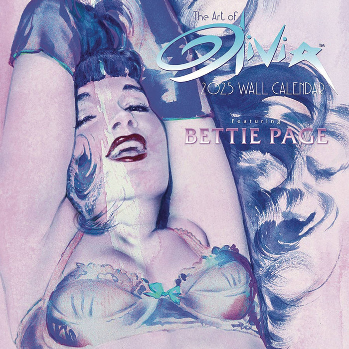 OLIVIA 2025 WALL CALENDAR FEATURING BETTIE PAGE