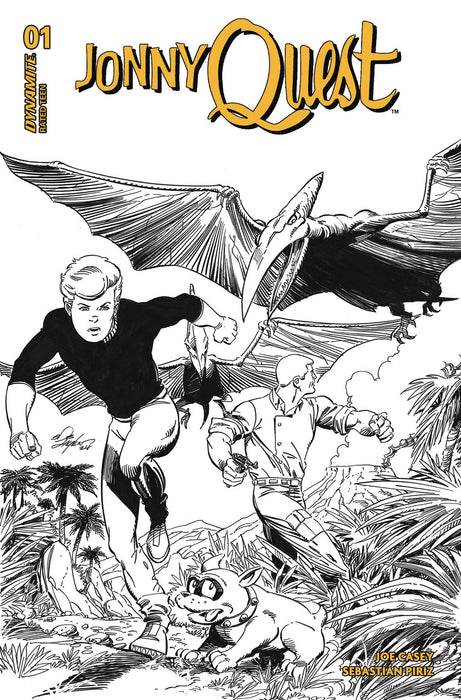 JONNY QUEST #1 CVR N 10 COPY INCV LAYTON LINE ART