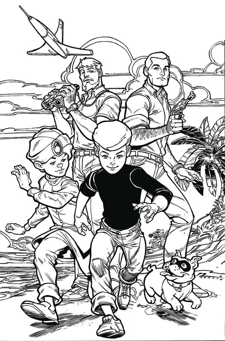 JONNY QUEST #1 CVR T 40 COPY INCV HARDIN LINE ART VIRGIN