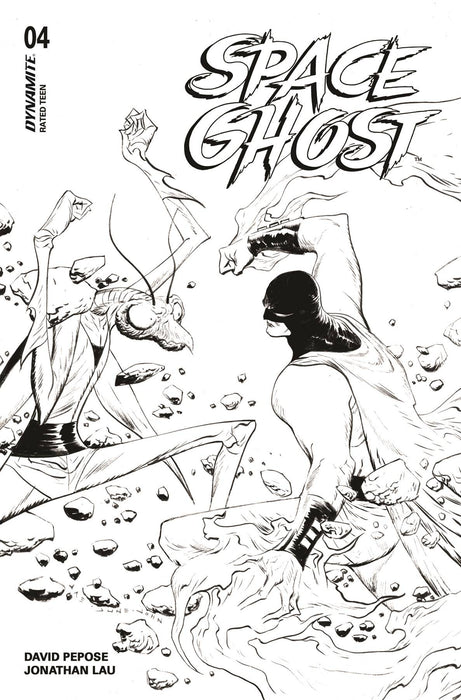 SPACE GHOST #4 CVR H 15 COPY INCV LEE LINE ART