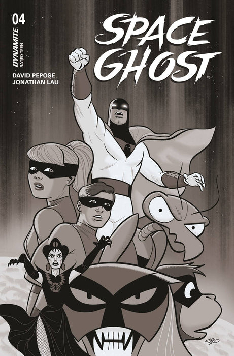 SPACE GHOST #4 CVR I 20 COPY INCV CHO B&W