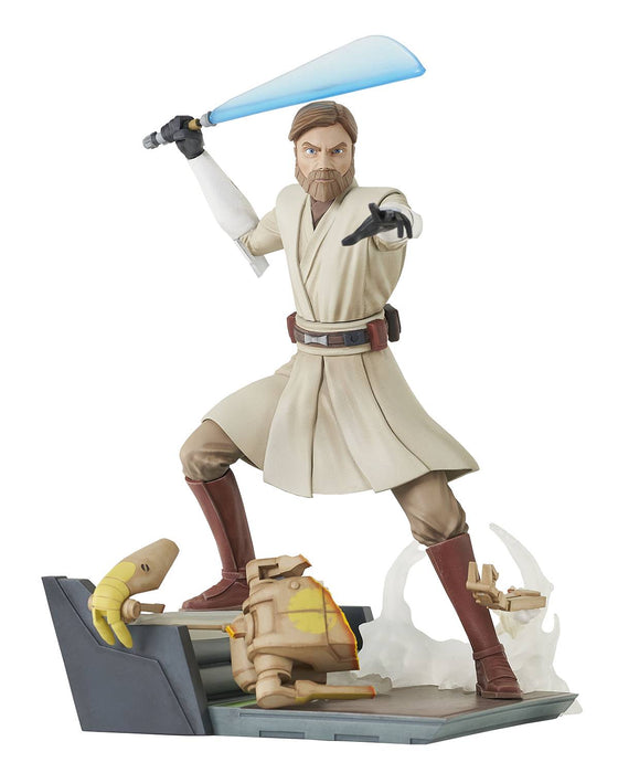 STAR WARS GALLERY CLONE WARS GENERAL KENOBI PVC STATUE