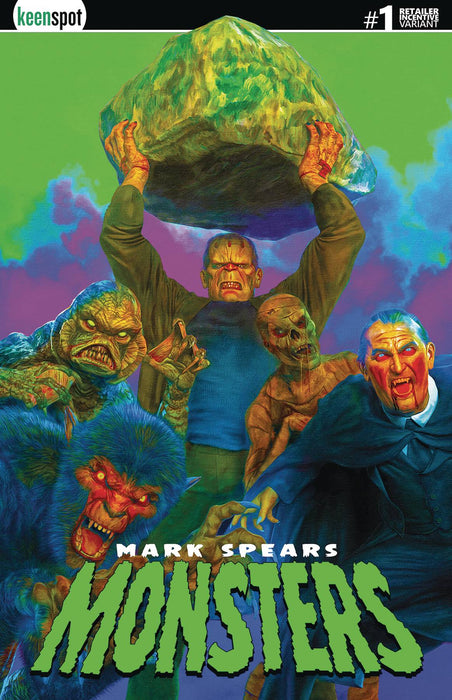 MARK SPEARS MONSTERS #1 CVR J  75 COPY FREE INCV