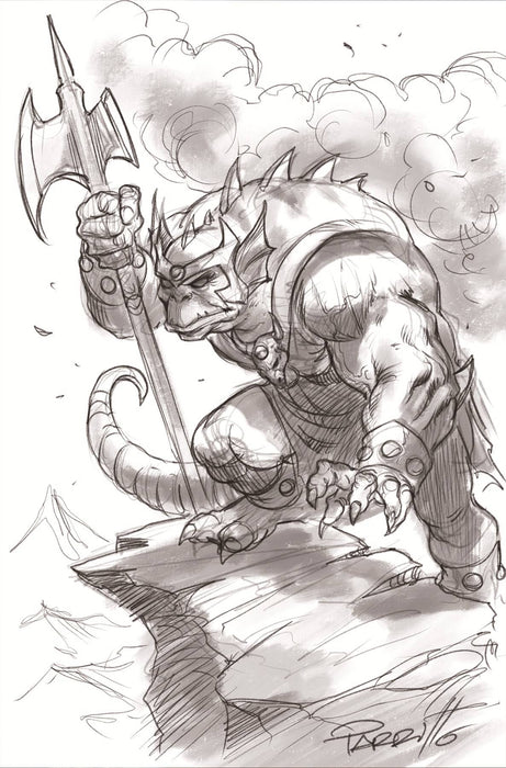 THUNDERCATS #5 CVR X 10 COPY FOC INCV PARRILLO LINE ART VIRGIN