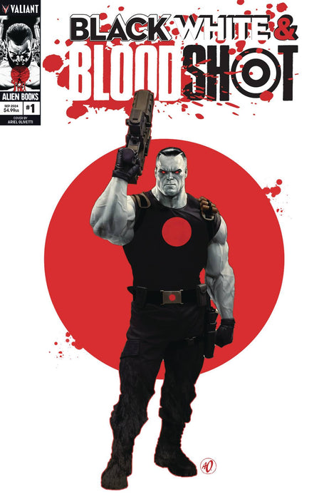 BLACK WHITE & BLOODSHOT #1 (OF 4) CVR D OLIVETTI