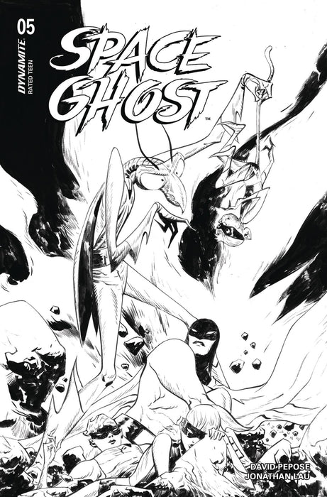 SPACE GHOST #5 CVR H 15 COPY INCV LEE LINE ART