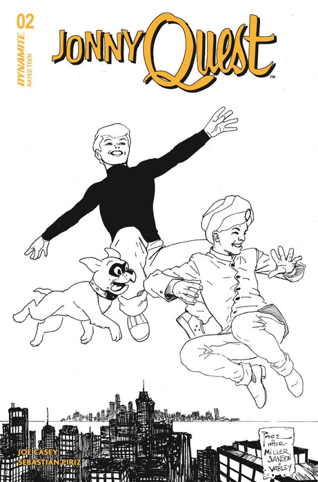 JONNY QUEST #2 CVR G 10 COPY INCV PACE LINE ART