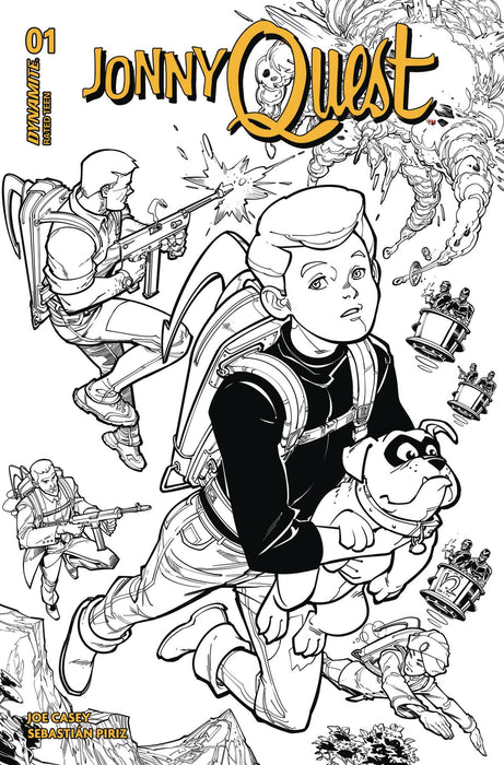 JONNY QUEST #2 CVR J 15 COPY INCV HARDIN LINE ART