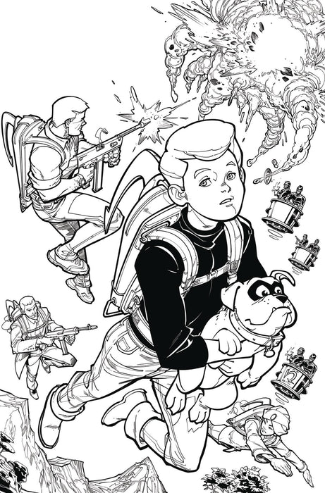 JONNY QUEST #2 CVR M 25 COPY INCV HARDIN LINE ART VIRGIN