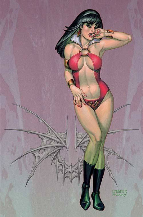 VAMPIRELLA DARK REFLECTIONS #2 CVR V 7 COPY FOC INCV LINSNER VIRGIN FOIL