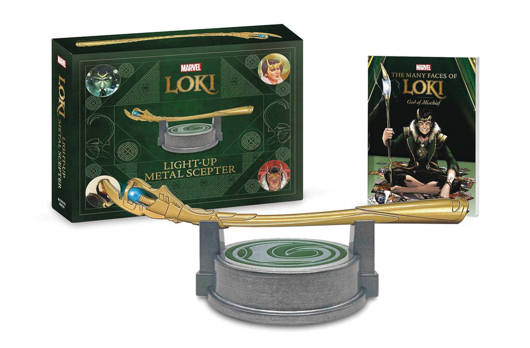 MARVEL LOKI LIGHT UP METAL SCEPTER